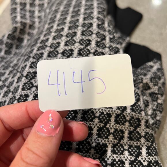 ROSETA GETTY Women's Jacquard Cardigan With Contrast Trim Size S - Picture 11 of 11